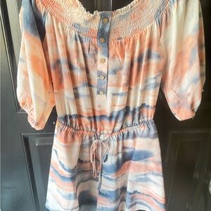 Kori Multicolor Smocked Romper